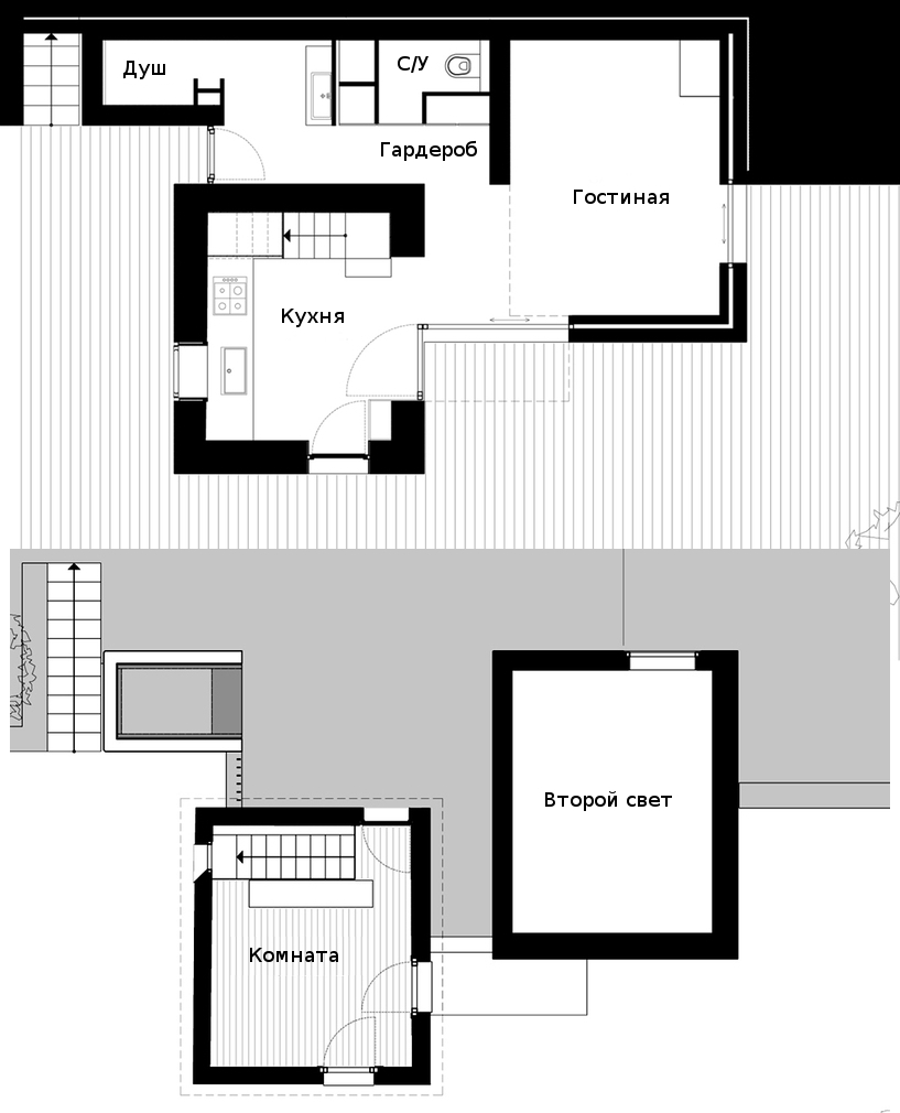 План этажей дома