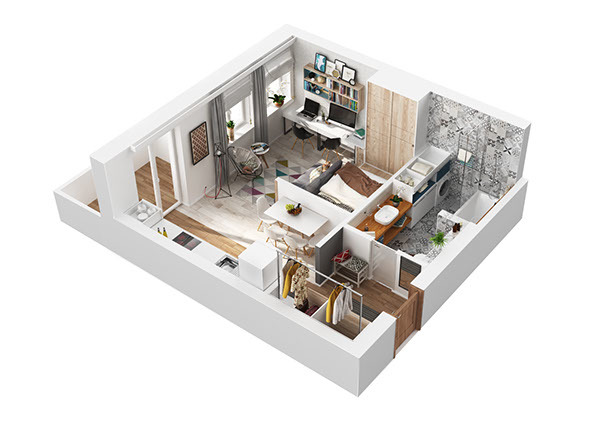 3D модель квартиры