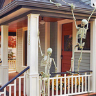 Еще один вариант скелетов атакующих дом.